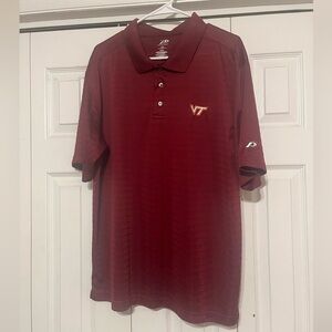 Virginia Tech men’s large  collared shirt